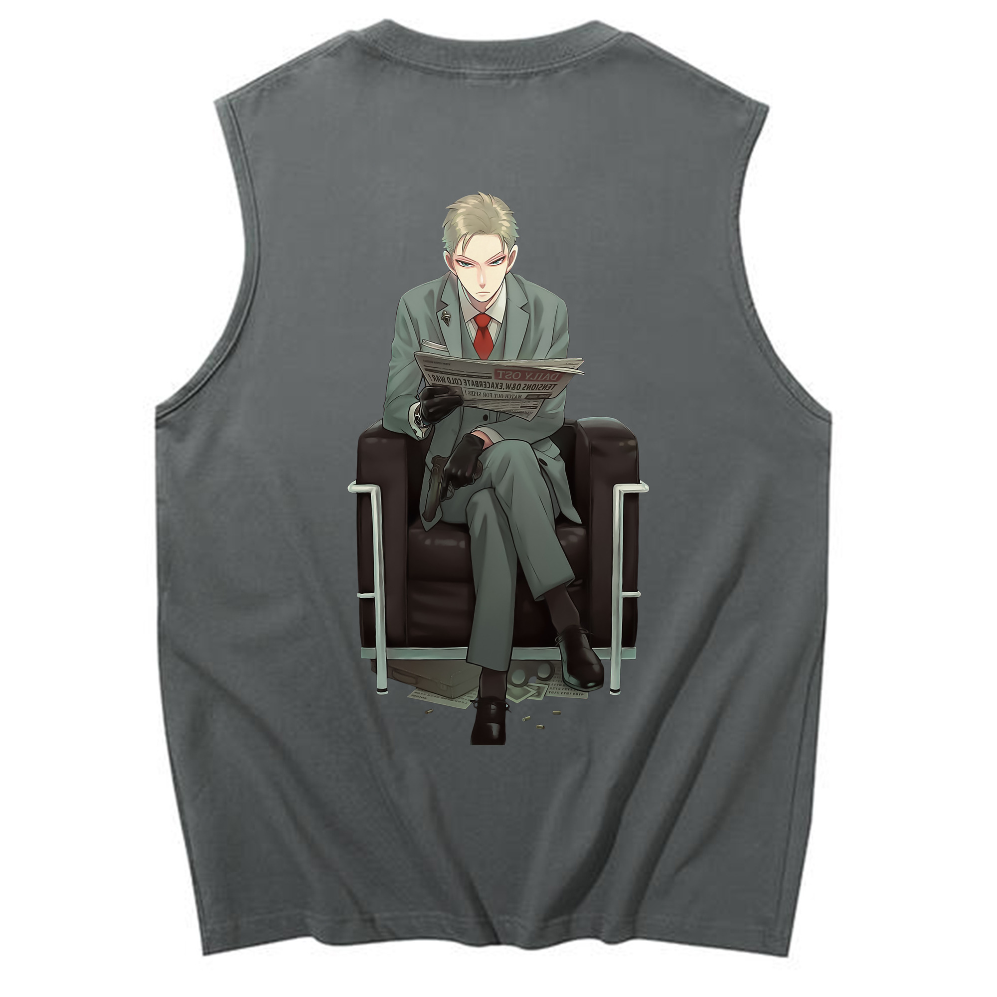 （画像用） SPY×FAMILY间谍家家酒 コットン100％タンクトップ（背面プリント）